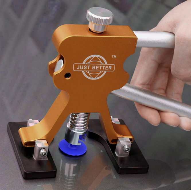 Adjustable dent lifter-use