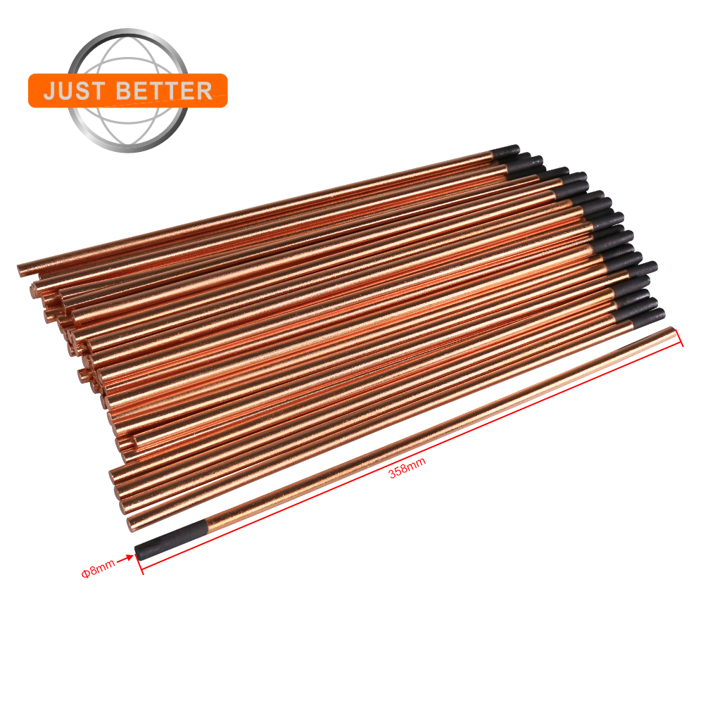 BT211041-5 50pcs Welding Carbon Rods Graphite Gouging Carbon Rods Electrode