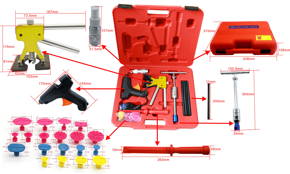 PDR Tools Paintless Dent Repair Tools Dent Tool Kit-2