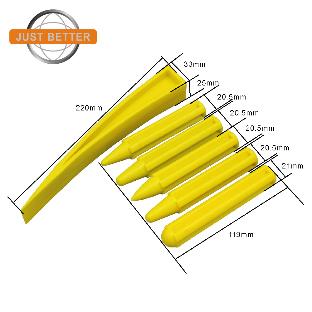 Paintless Tap Down Tools 6pcs Dent Repair Knock Down Tools-4