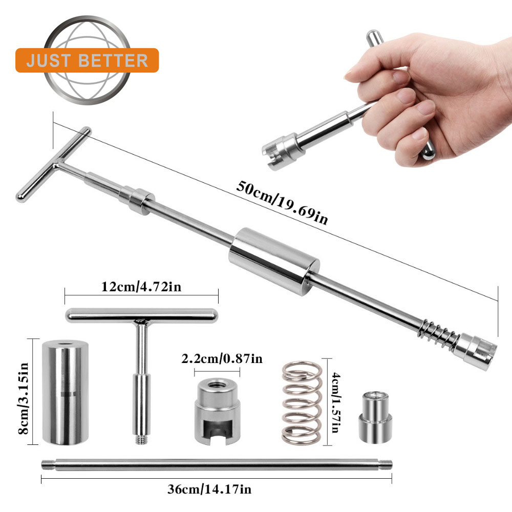 Slide Hammer 2 in 1 T Bar Repair Tools Glue Puller Dent Removel Puller Tools--1