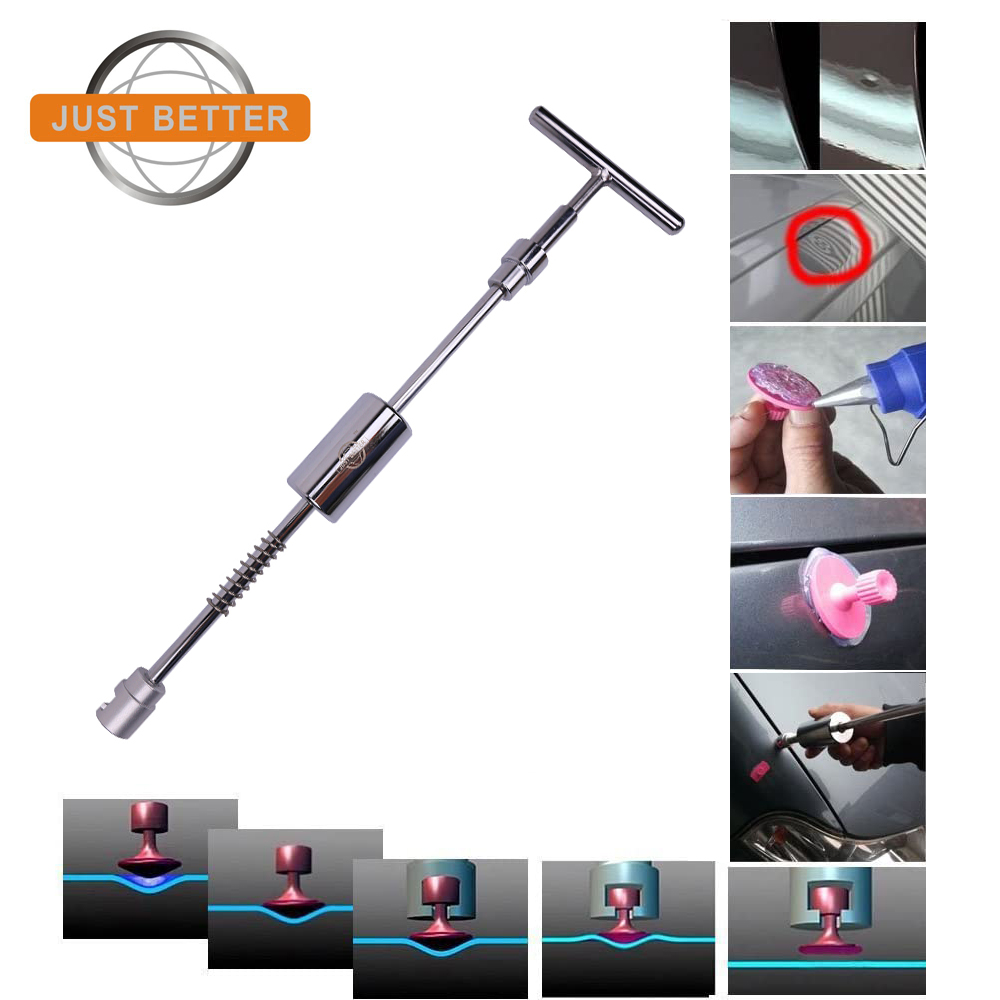 Slide Hammer 2 in 1 T Bar Repair Tools Glue Puller Dent Removel Puller Tools-8
