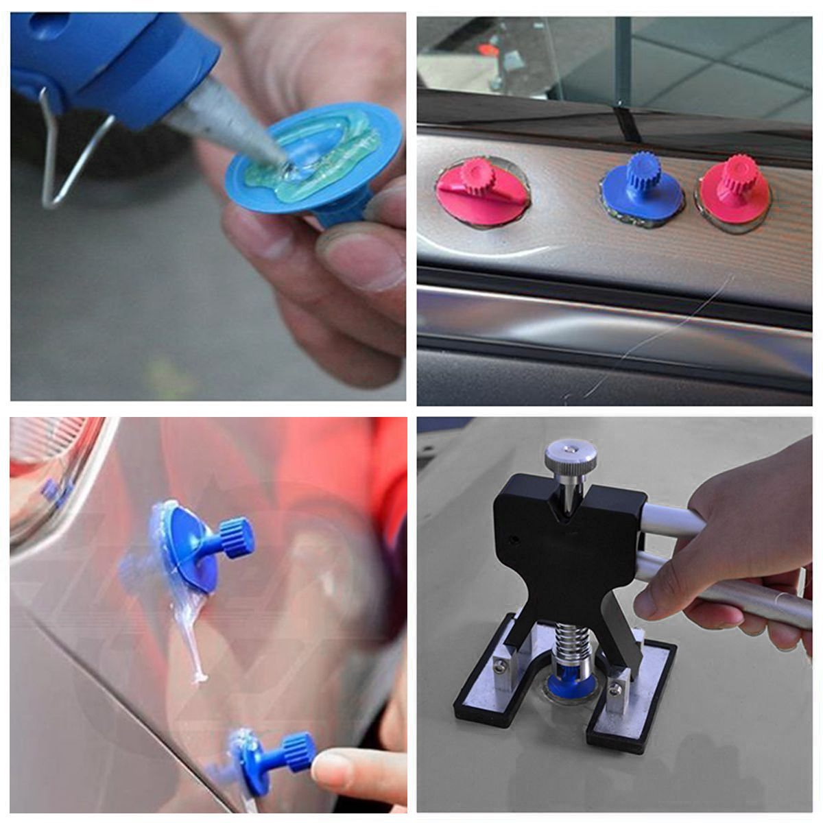 120PCS PDR Glue Tabs Car Body Repair Tools Glue Pulling Tabs -6